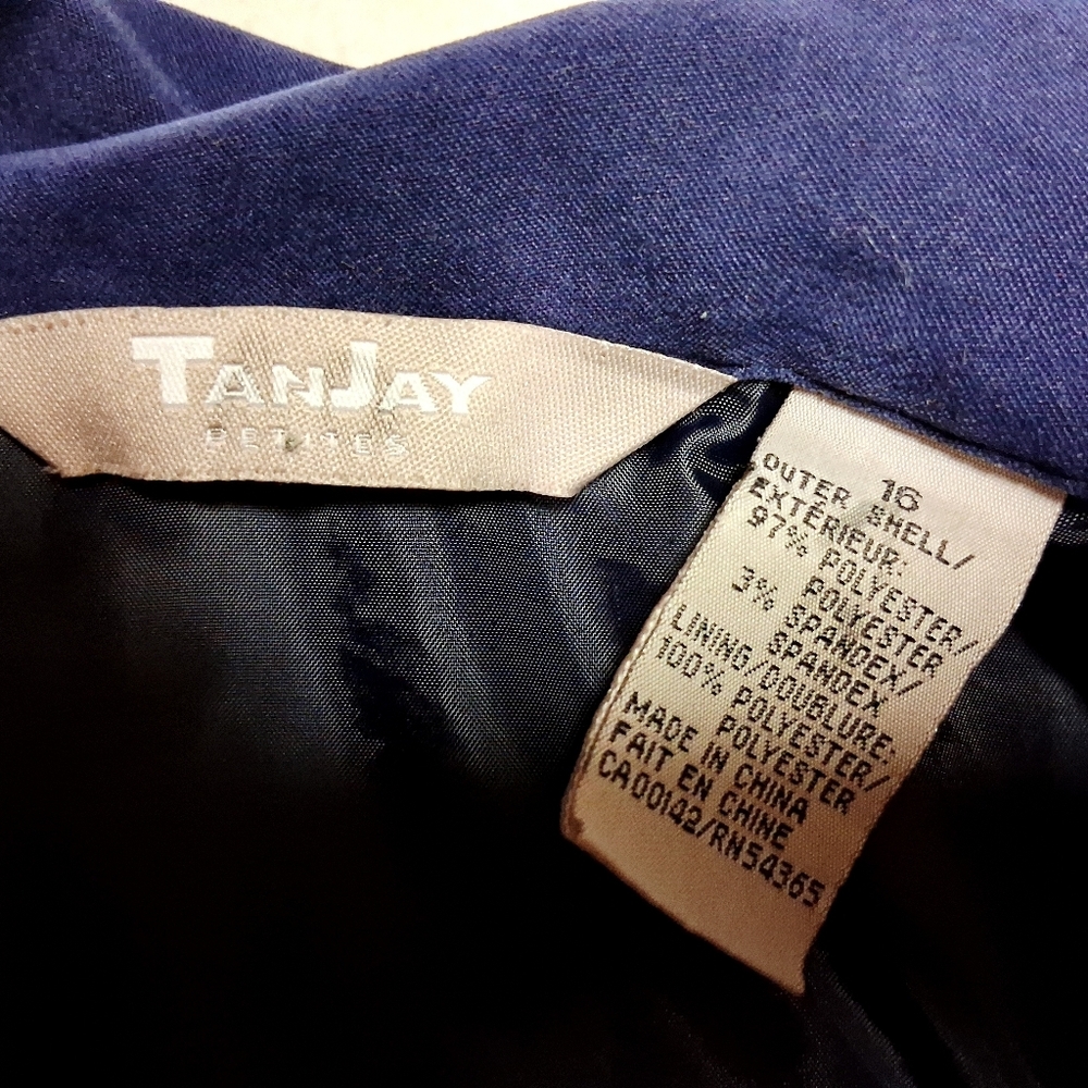 TanJay Floral Navy Blue Jacket - Picture 3 of 4